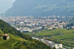 52-Karneid-Burg-am-18.10-72-Blick-auf-Bozen